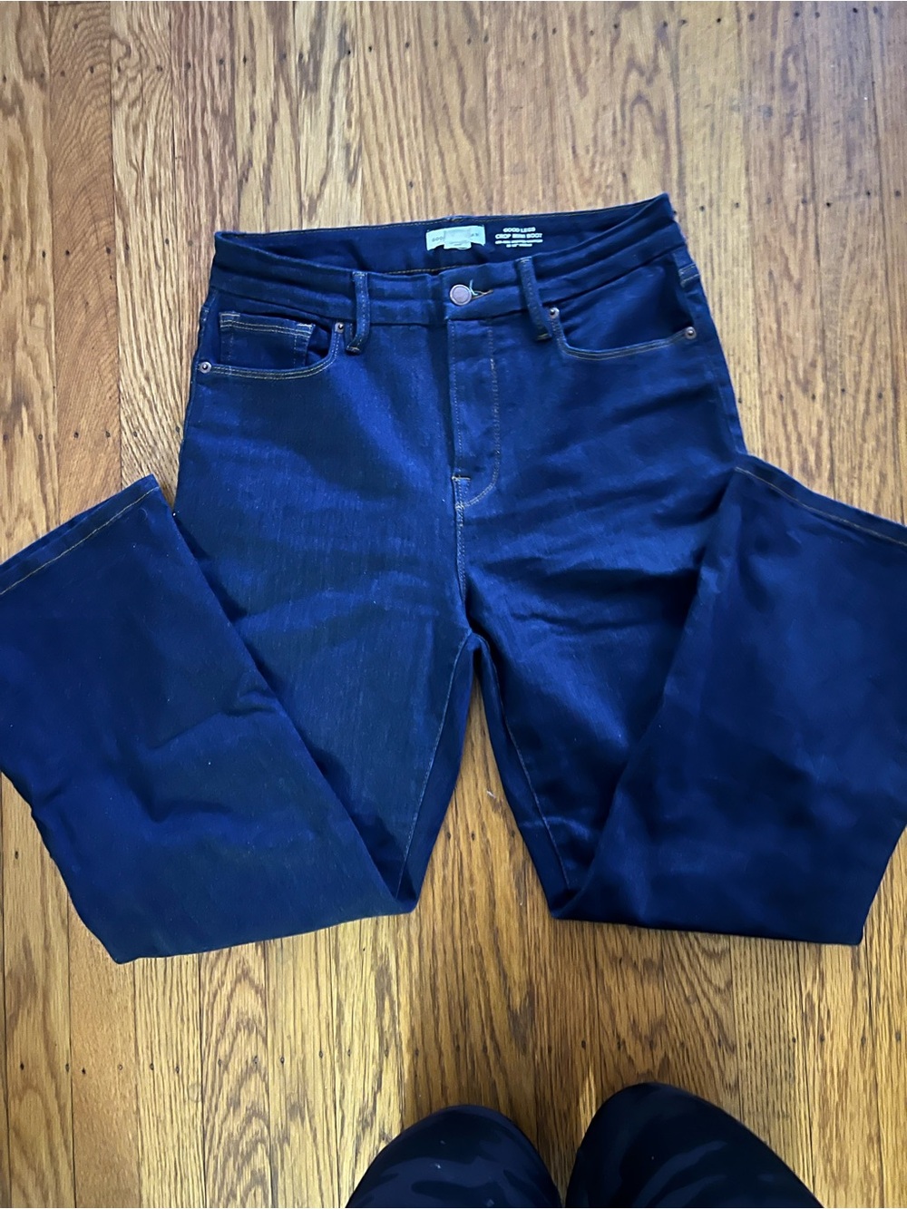 Good American High-Rise Dark Indigo Jeans
